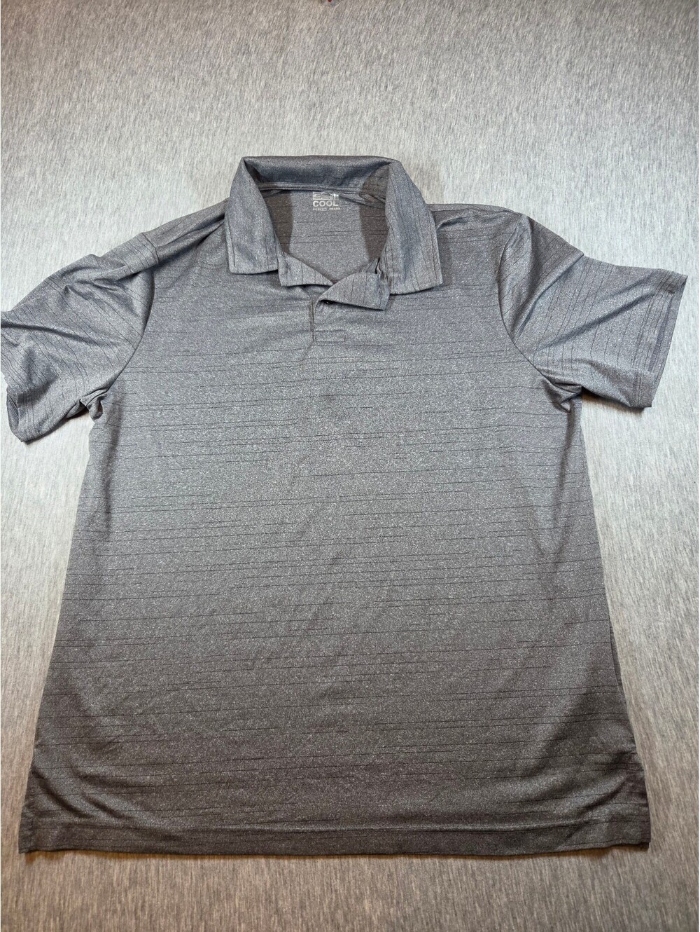 32 Degrees Cool Men's Gray Polo Shirt Size Large [COPY]